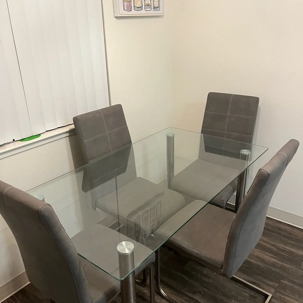 Brand new table with chairs